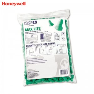 霍尼韦尔（Honeywell） LPF-LS4-REFILL Max Lite 绿色T型防噪耳塞填充包 （配合HL400分配器使用）