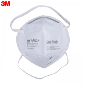 3M 9502+ 防颗粒物口罩 （头带式、中国KN95认证）