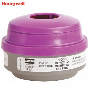 霍尼韦尔（Honeywell） 7582P100 滤毒盒 (酸性气体，颗粒物)