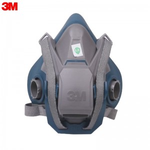 3M 6502QL 双滤盒半面罩 (中号、快扣版)