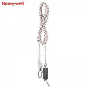 霍尼韦尔（Honeywell） 1007614 低伸缩性安全绳 （0.5mm、20 米、配有1个安全钩和1 个重锤）