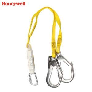 霍尼韦尔（Honeywell） 1004590A 双叉缓冲系带 （1.2米、配有2个脚手架挂钩和1个安全钩）