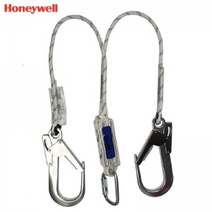 霍尼韦尔（Honeywell） 1011862 双叉缓冲系绳 （1.2米、配有 2 个脚手架挂钩和1个安全钩）