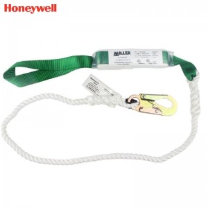 霍尼韦尔（Honeywell） DL50 缓冲安全系绳 （2米、直径12毫米、连接环X1、抓钩X1）