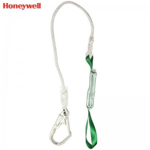 霍尼韦尔（Honeywell） DL51 缓冲系绳 （长2米、绳直径12毫米、配1个锚点端脚手架挂钩、1个安全带端织带连接环）