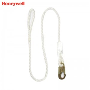 霍尼韦尔（Honeywell） DL55 限位安全系绳 （长2米、直径12毫米、抓钩X1、连接环X1）