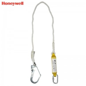 霍尼韦尔（Honeywell） DL61 单叉缓冲系绳 （2米、配有1个脚手架挂钩和1个安全钩）