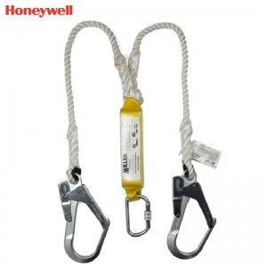霍尼韦尔（Honeywell） DL62 双叉缓冲系绳 （1.2米、配有2个脚手架挂钩和1个安全钩）