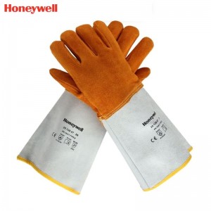 霍尼韦尔（Honeywell） 2012847 进口皮革焊接隔热手套 （耐高温） 10副装
