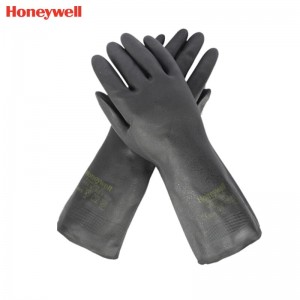 霍尼韦尔（Honeywell） 2095020 经典款氯丁橡胶防化手套 (黑色)  10副装