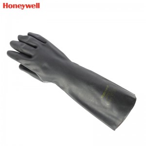 霍尼韦尔（Honeywell） 2095025 氯丁橡胶防化手套 (加长版)  10副装