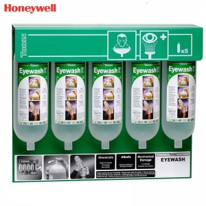 霍尼韦尔（Honeywell） 124 Tobin 瓶装洗眼器 (氯化钠洗眼液 5*1000ml、铝支架套装)