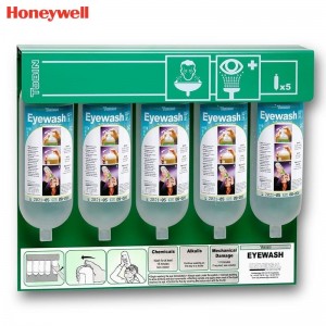 霍尼韦尔（Honeywell） 230 Tobin 瓶装洗眼器 (磷酸盐缓洗眼液 5*1000ml、铝支架套装)