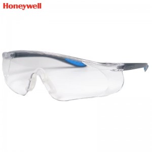 霍尼韦尔（Honeywell） S300A 300110 蓝款透明镜片防护眼镜 （防刮擦、防雾）
