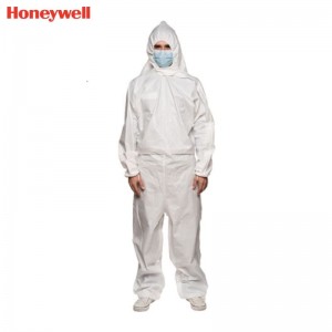 霍尼韦尔（Honeywell） 4180003CN Mutex 3 带帽连体防护服 （医院、门诊、病房、检验室）